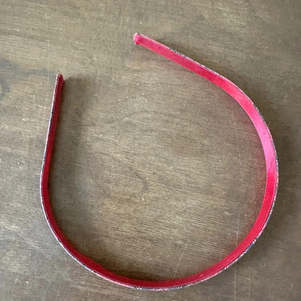 J.Crew Holiday Plaid Fabric Headband